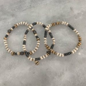 Stella & Dot Nomad Stretch Bracelet Set